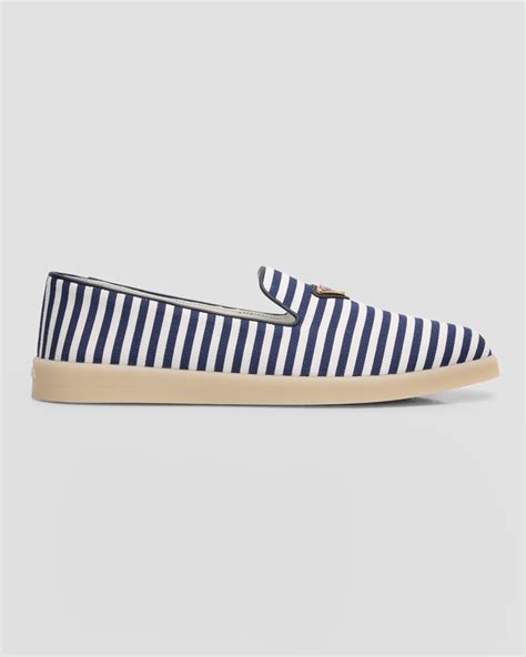 prada striped low top shoes collection|Prada Saint Tropez Stripe Slip.